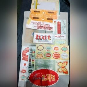 15pc My Mind's Eye Jen Wilson 2009 Scrapbook Lot - NOS